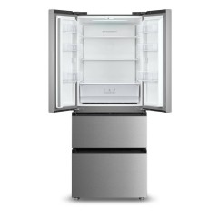 Inventor Ψυγείο Ντουλάπα 391lt Total NoFrost Υ178xΠ70.3xΒ68.6εκ. Inox PSF4D-17870INX